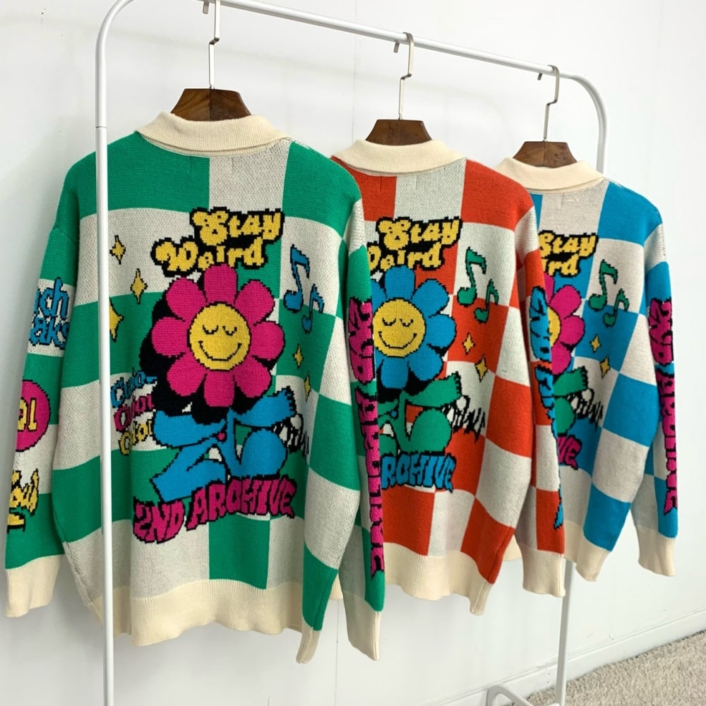 [2nd Archive] Stay-Flower Collar Knit Jumper @ArchiveYoran