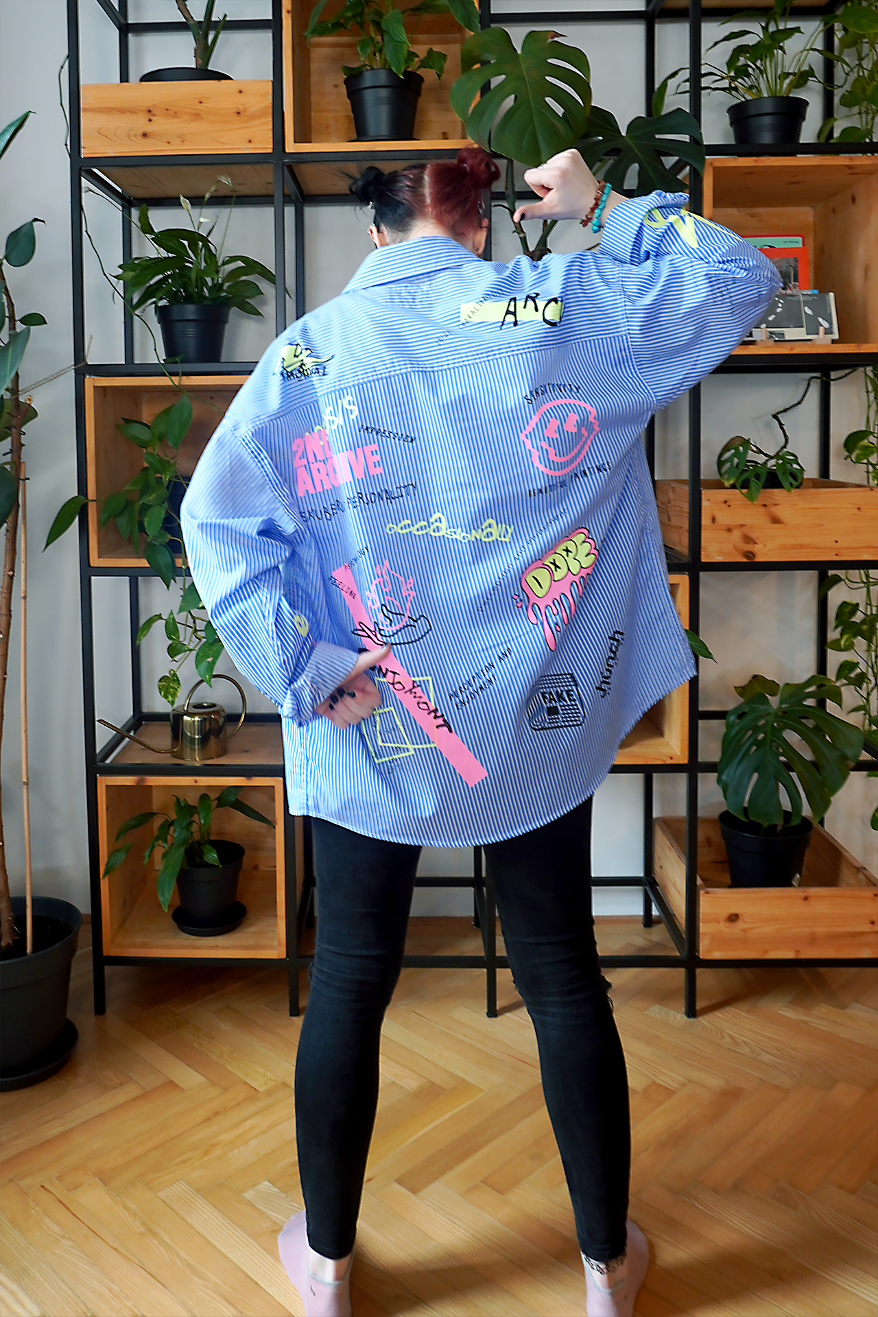 [2nd Archive] Neon Smile Print Button-down shirts @ArchiveYoran