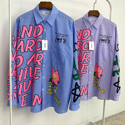 [2nd Archive] 1992 Smile Flower Button-down Shirts @ArchiveYoran